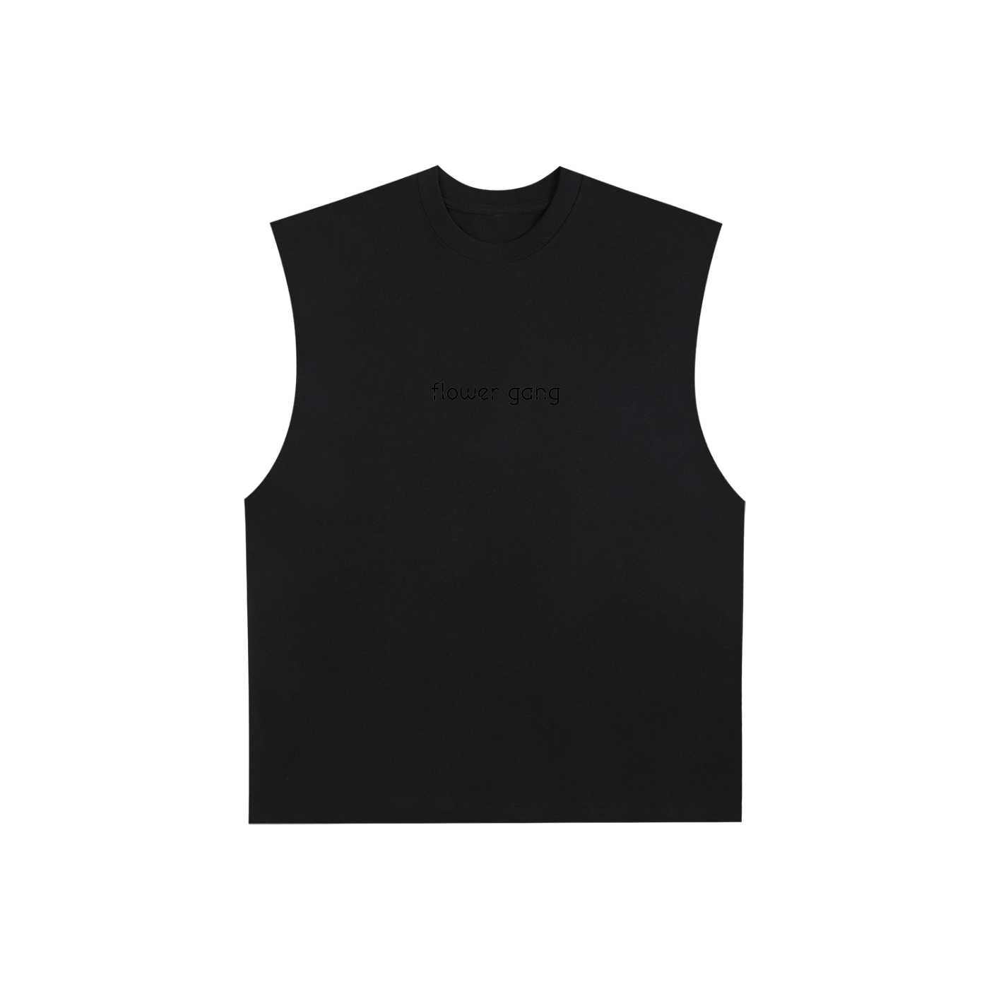 TNDM — Flower Gang Raw Edge Tank