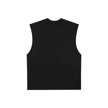 TNDM — Flower Gang Raw Edge Tank