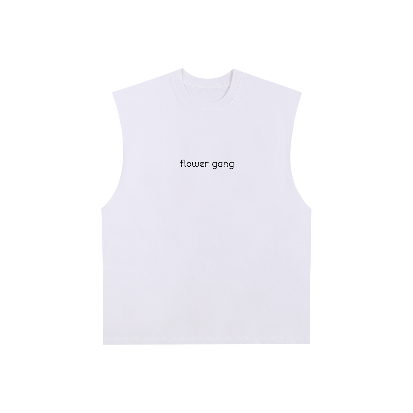 TNDM — Flower Gang Raw Edge Tank
